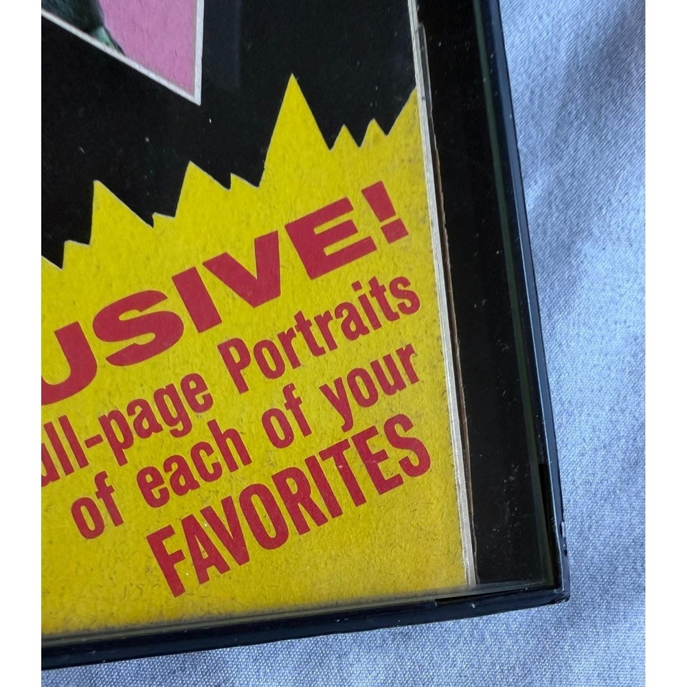 Vintage Top Stars Teen Idols Magazine No 2 Paul McCartney Johnny Cash Framed - Picture 5 of 10
